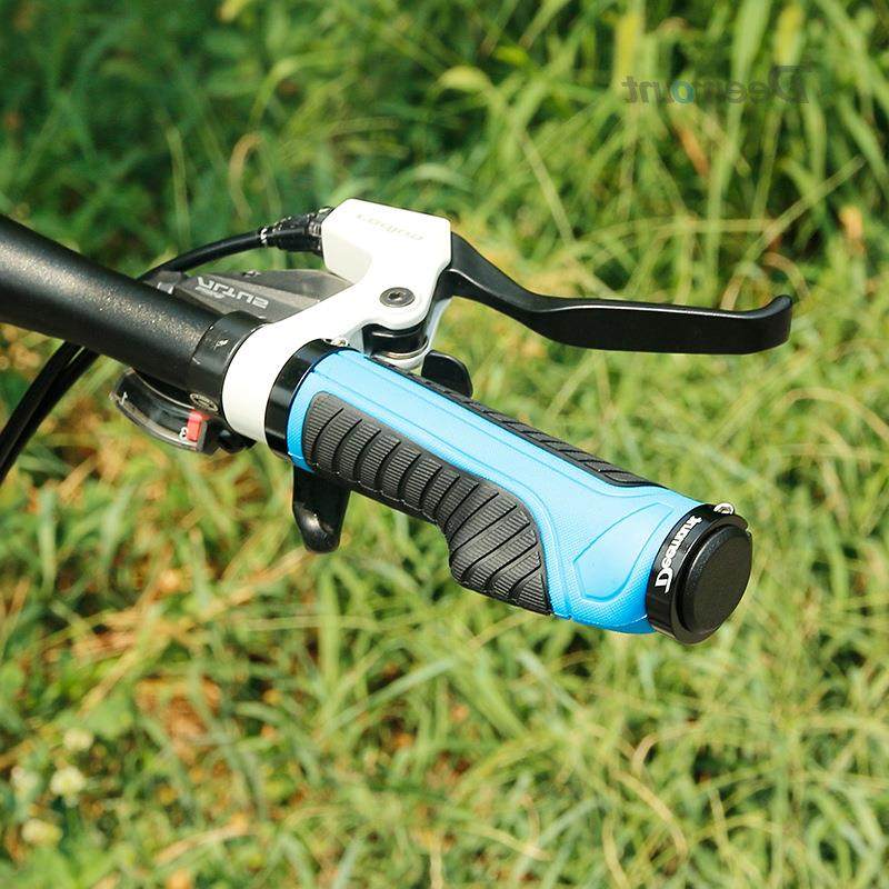自行车把套前把双边可锁死防滑人单车把手副把骑行配件