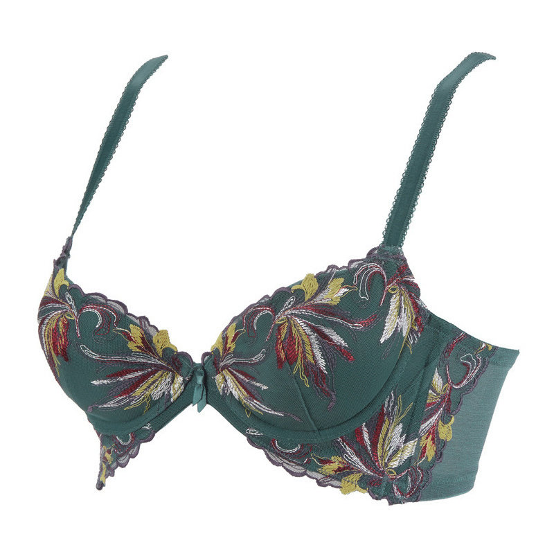 triumph/黛安芬蝴蝶杯刺绣蕾丝女士内衣大胸支撑聚拢文胸16-8463