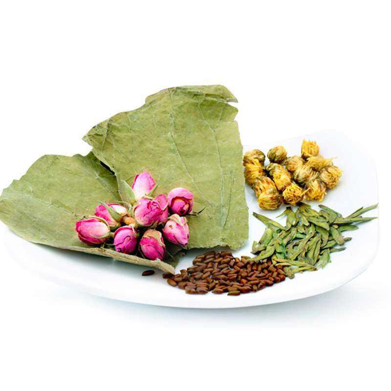 玫瑰荷叶茶冬瓜荷叶茶干玫瑰花茶泡组合天然花草茶叶决明子茶160g