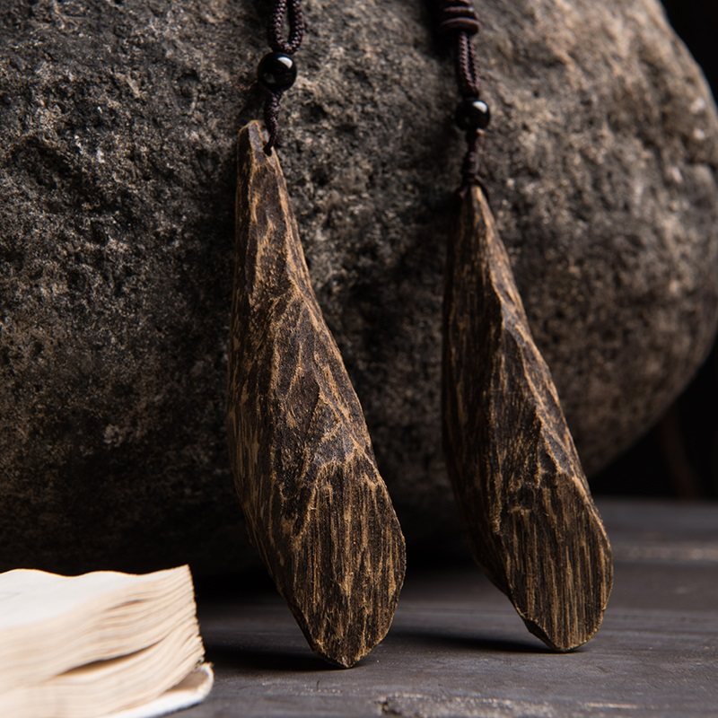 越南芽庄沉香香木随形手把木质工艺品文玩礼品木雕