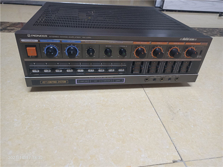 二手功放机发烧进口先锋sa-v210功放家庭卡拉ok功放