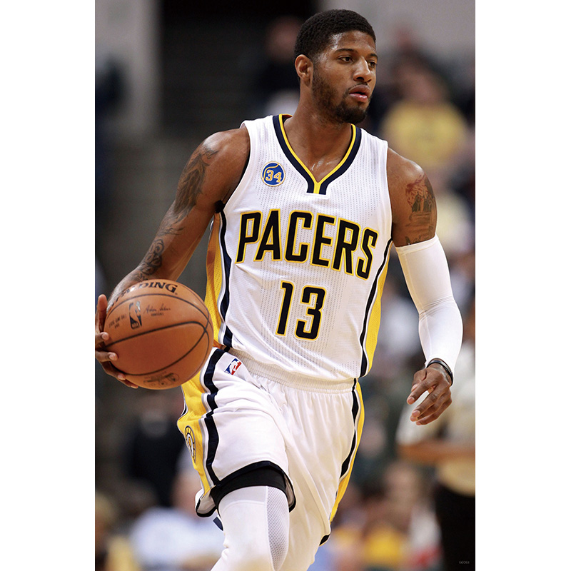 nba篮球明星保罗乔治海报洛杉矶船队现代装饰画