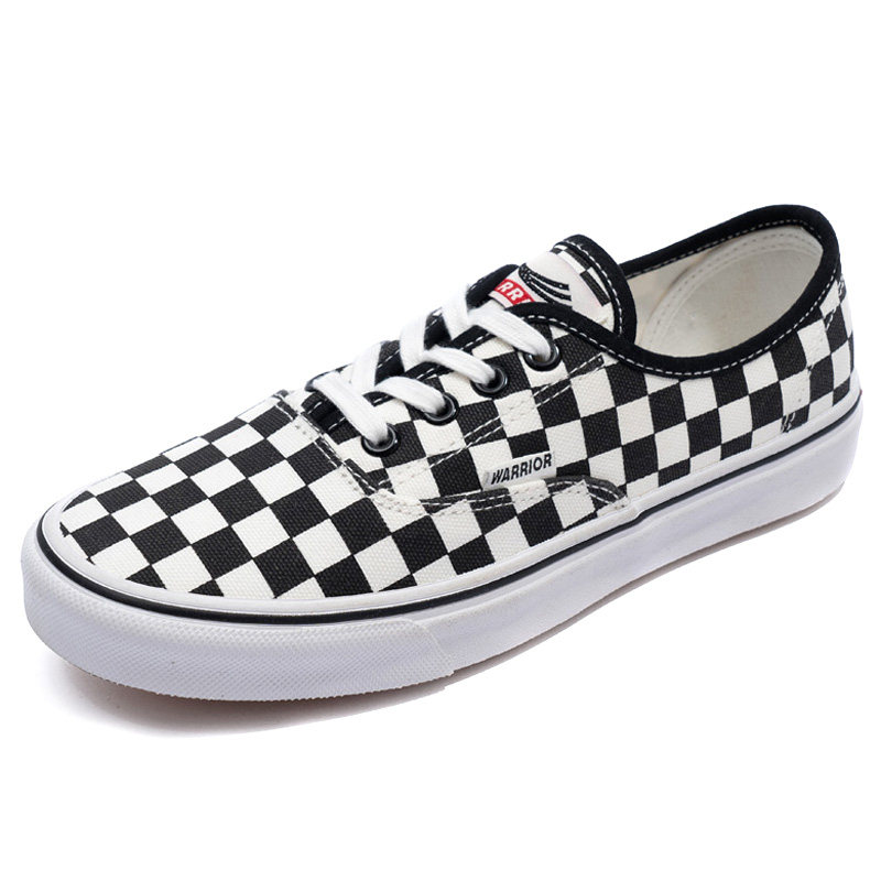 回力棋盘格帆布布鞋夏季2022新款百搭休闲鞋女士帆布鞋