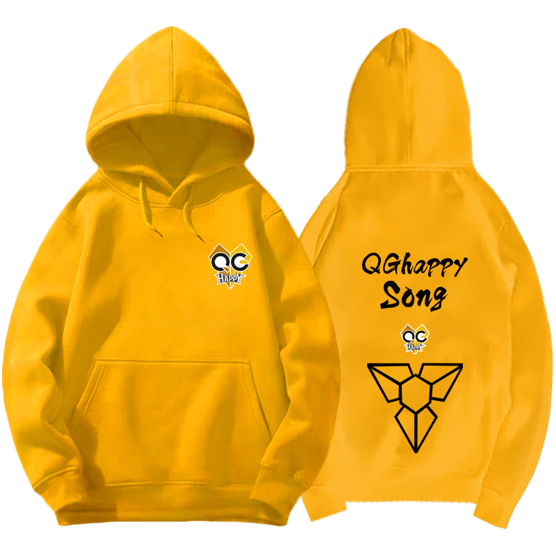 队服定制qghappy战队王者游戏比赛加绒衣带帽卫卫衣
