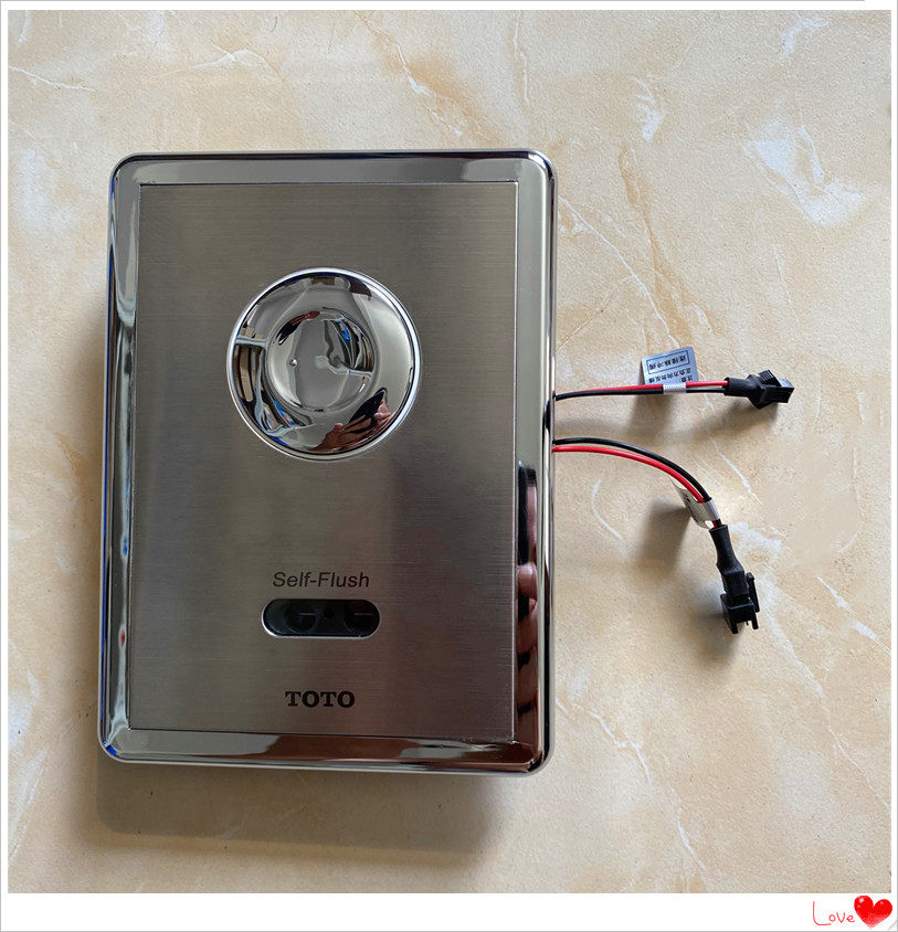 冲水感应toto便器隐藏藏式大便全自动due603ue蹲坑感应冲水器