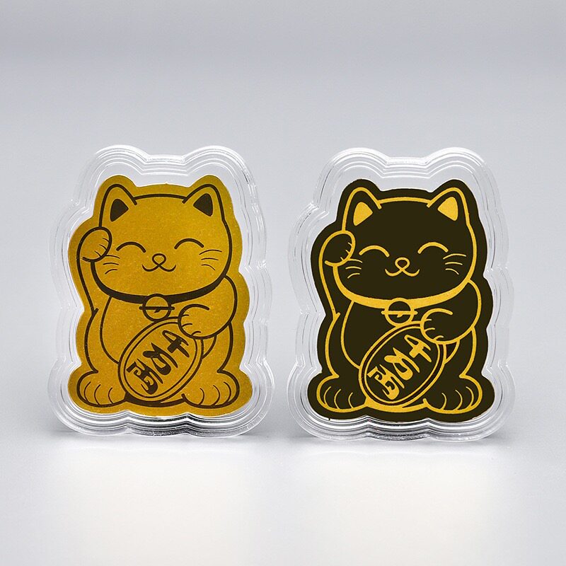 s999网红厂家礼品爆款引流珠宝店同款手机贴足金手机贴纸