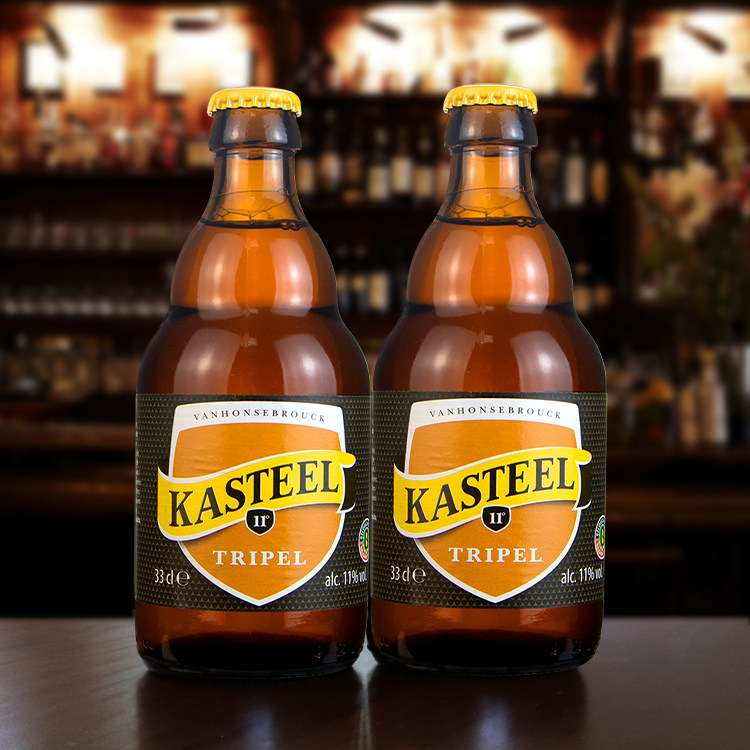 啤酒卡尔斯特三料kasteelbierdark比利时进口330ml24瓶啤酒