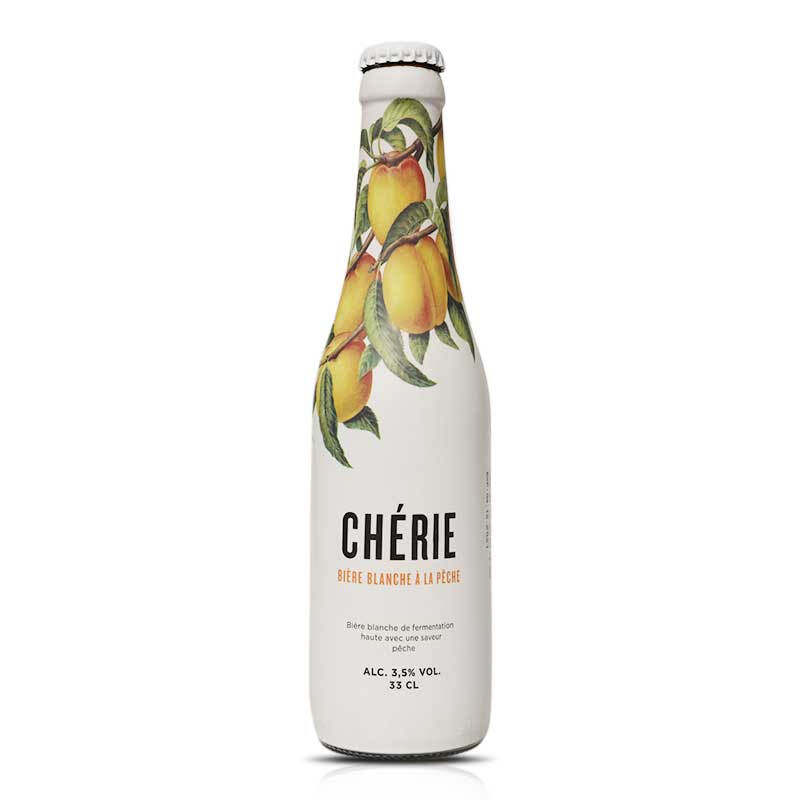 啤酒比利时进口精酿奢莉cherie桃子味精小麦330ml啤酒