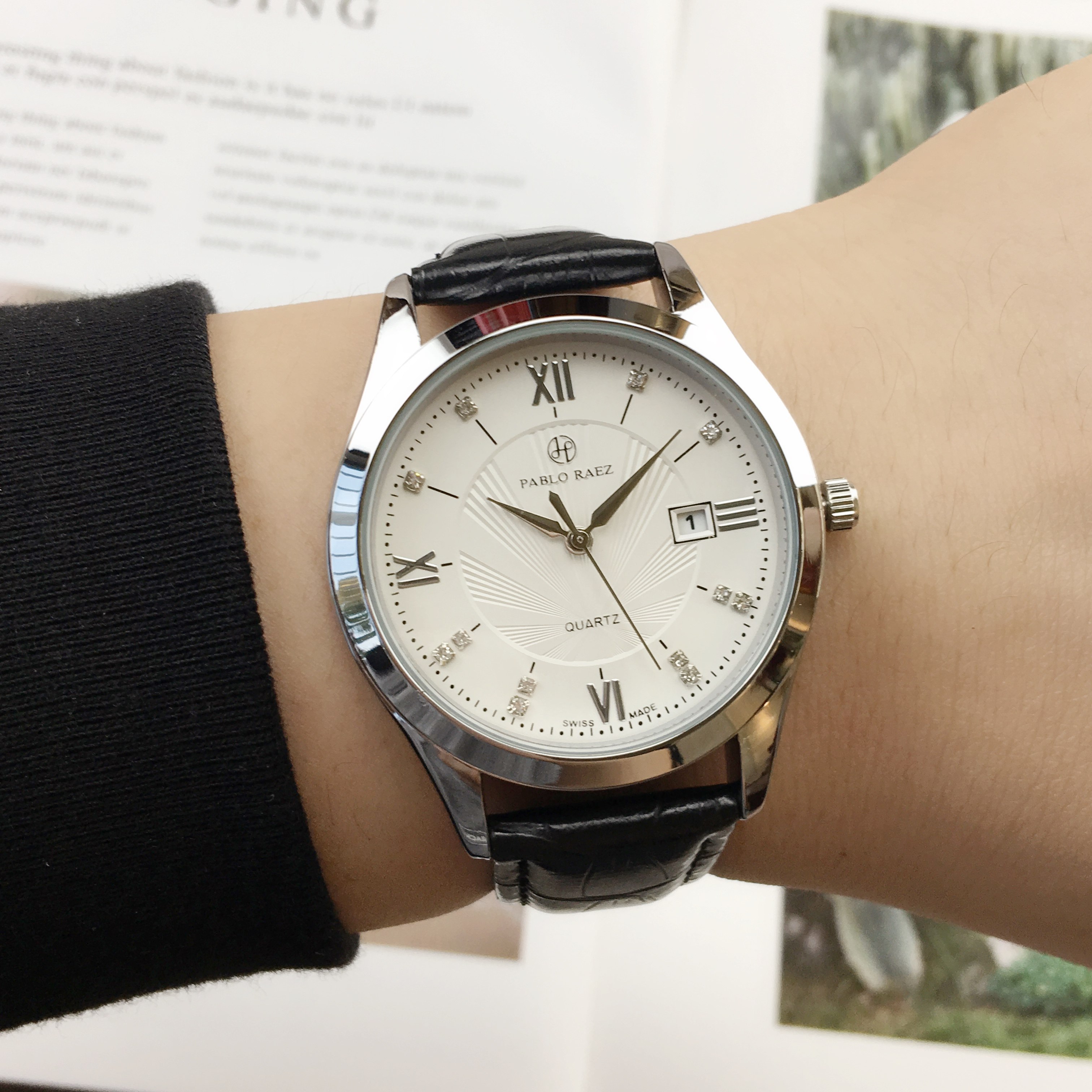 pabloraez正品手表男士潮流品牌石英表简约时尚国产腕表