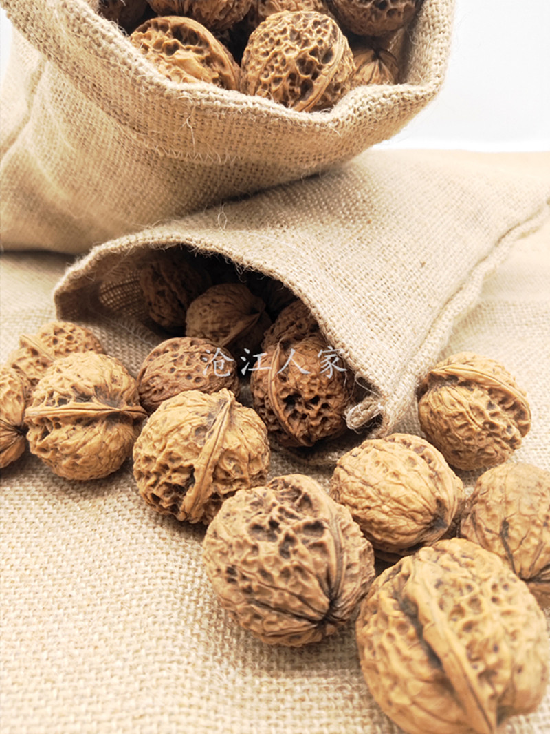 包邮19年新货云南小麻查核桃1000克 2斤薄皮核桃不漂白孕妇零食