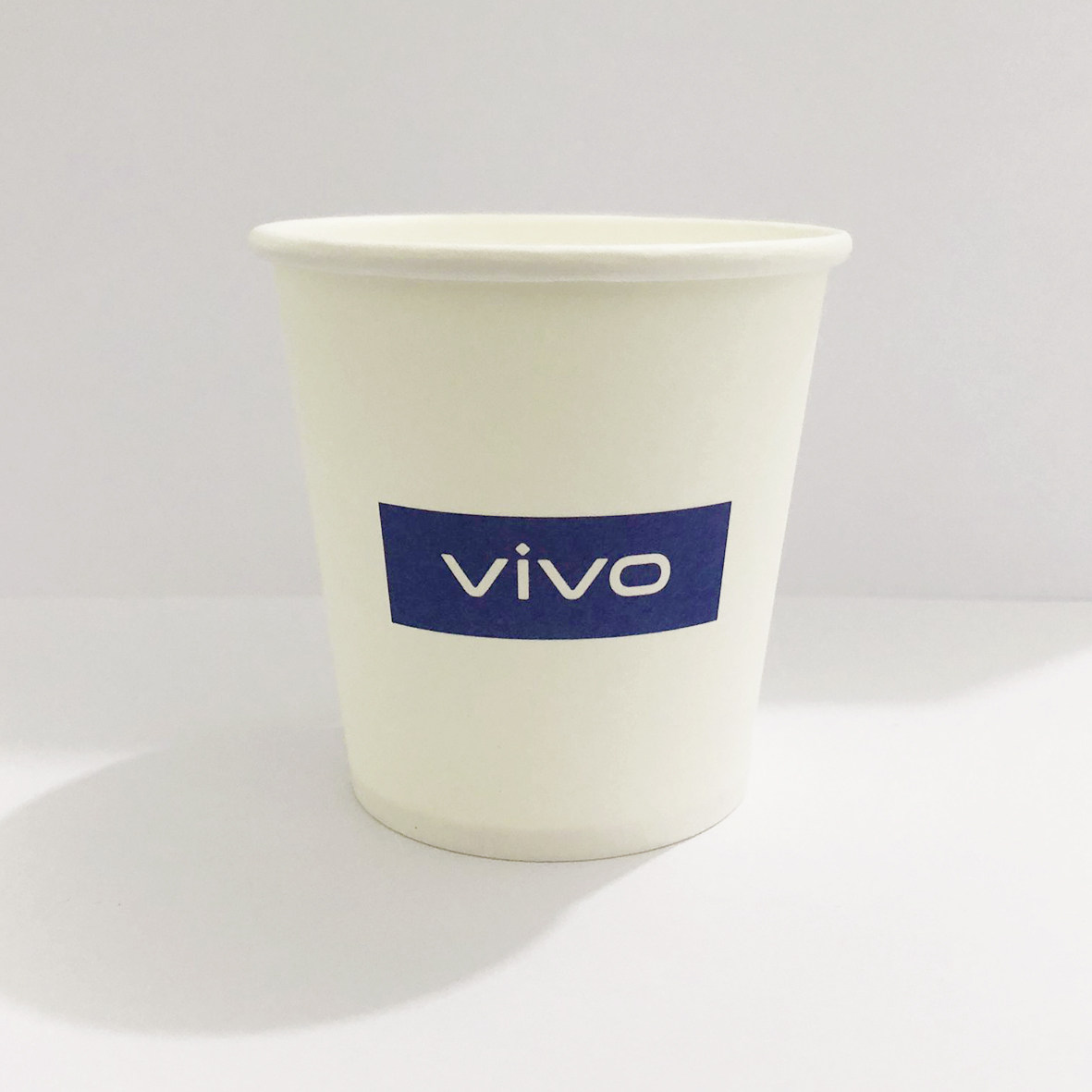 一次性纸杯加厚现货无异异味广告纯白杯子1000只纸杯