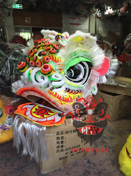 超值人气正宗佛山传统刘备鹰角舞龙舞狮醒狮木偶