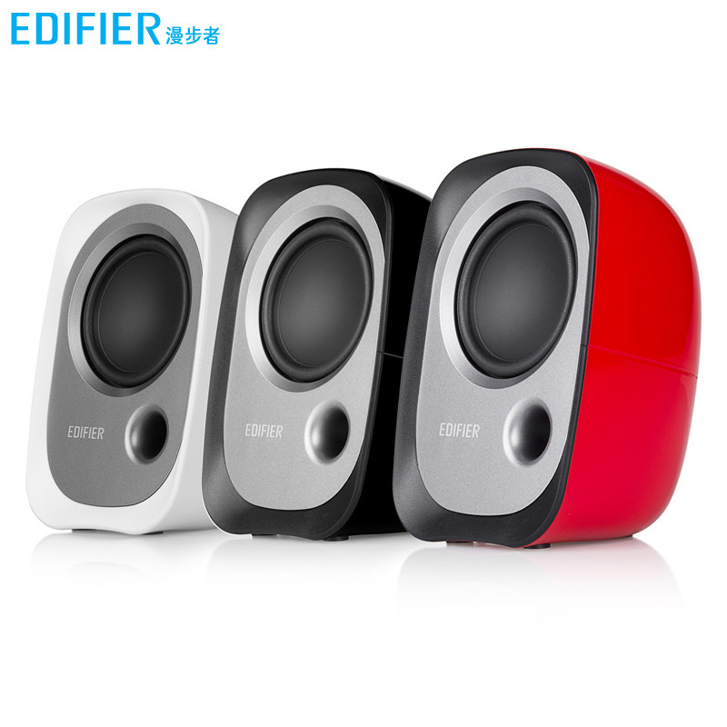 漫步者r12u小音箱usb台式电脑迷你音响20家用喇叭低音炮扬声器