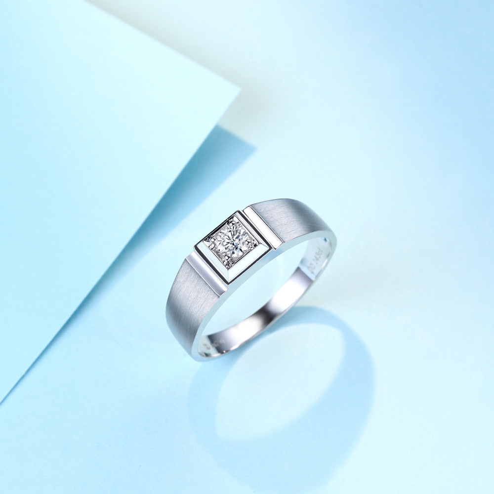 dr darry ring勇敢爱 18k金钻石戒指求婚简约结婚同性婚恋钻戒