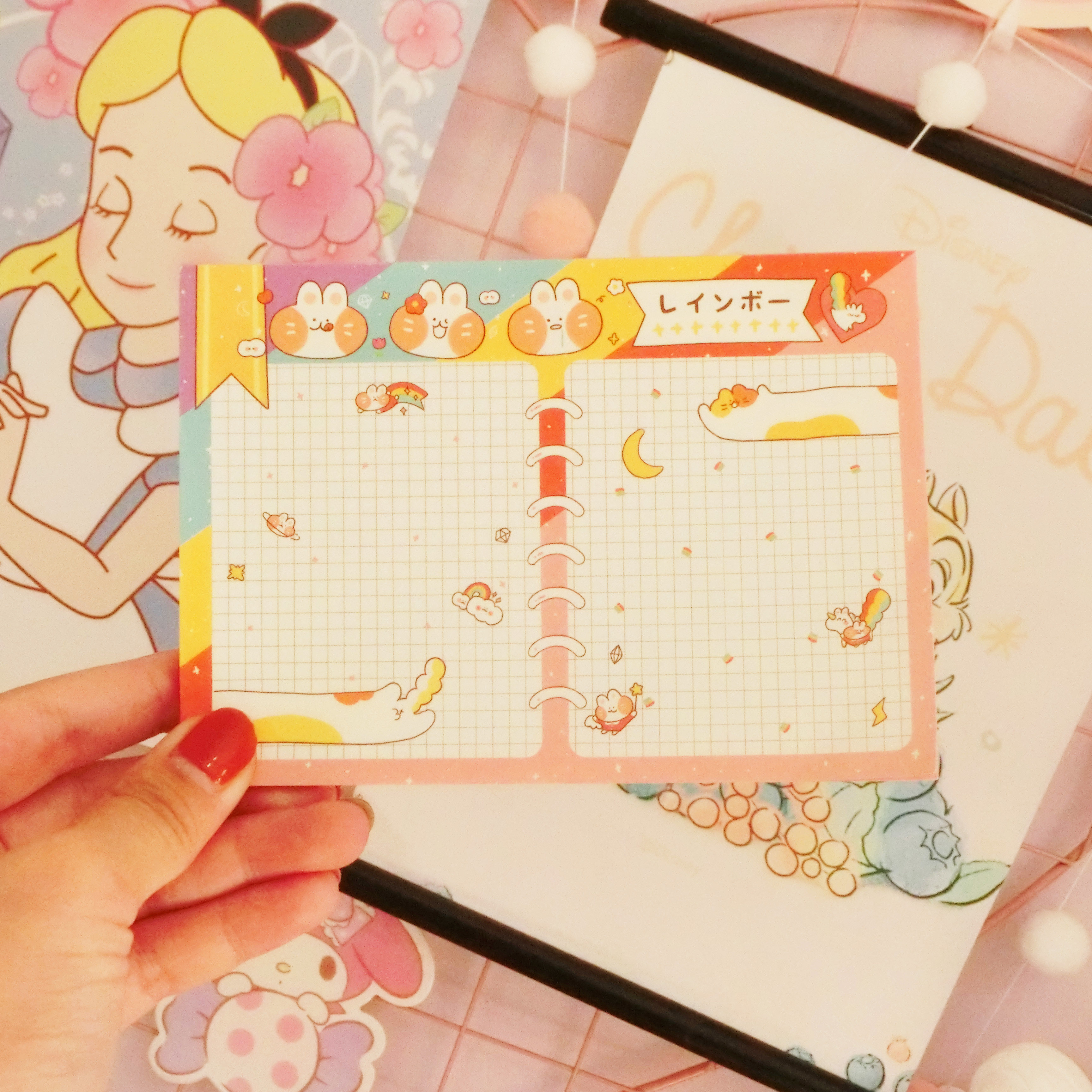 58包邮超大便签本次贴便利留言米特50张猫咪便签本