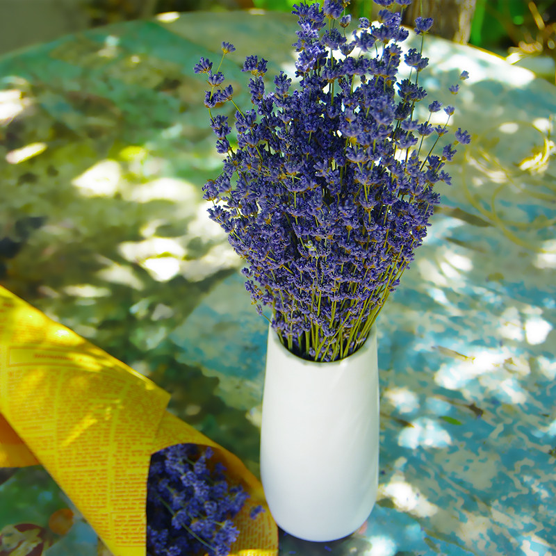薰衣草干花花束新疆天然真花永生插花客厅家居装饰摆件ins风助眠