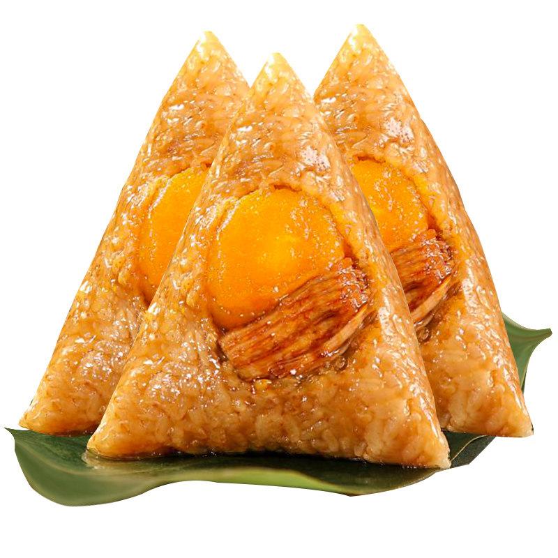 御庄园嘉兴粽子鲜肉蛋黄肉粽大个咸味早餐食品浙江特产肉粽子散装