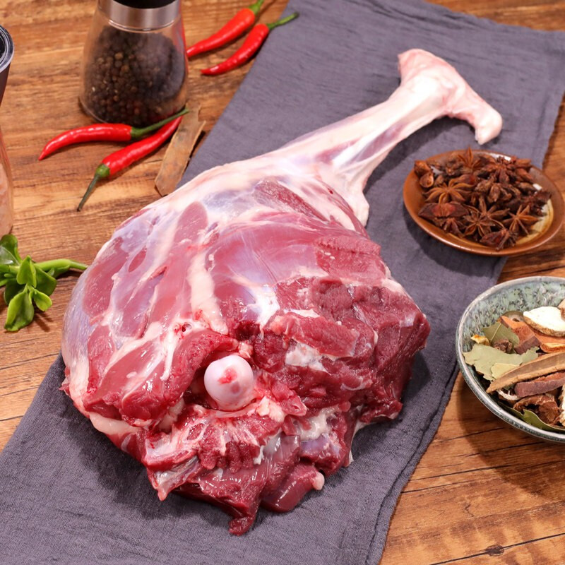 羊腿青海祁连山藏羊羊肉新鲜现杀带骨肉羊全羊生羊腿