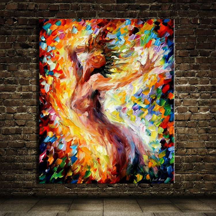 手绘油画酒吧ktv家装现代装饰画欧式人物人体艺术油画