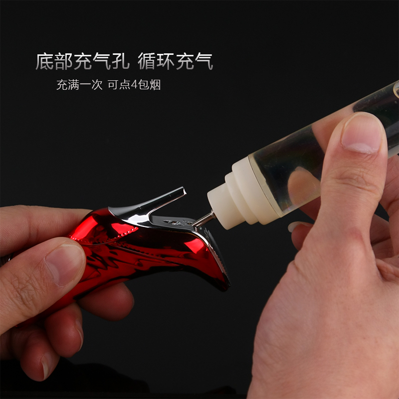 打火机创意个性新奇特充气明火高跟鞋女士靴子搞怪礼物充气打火机