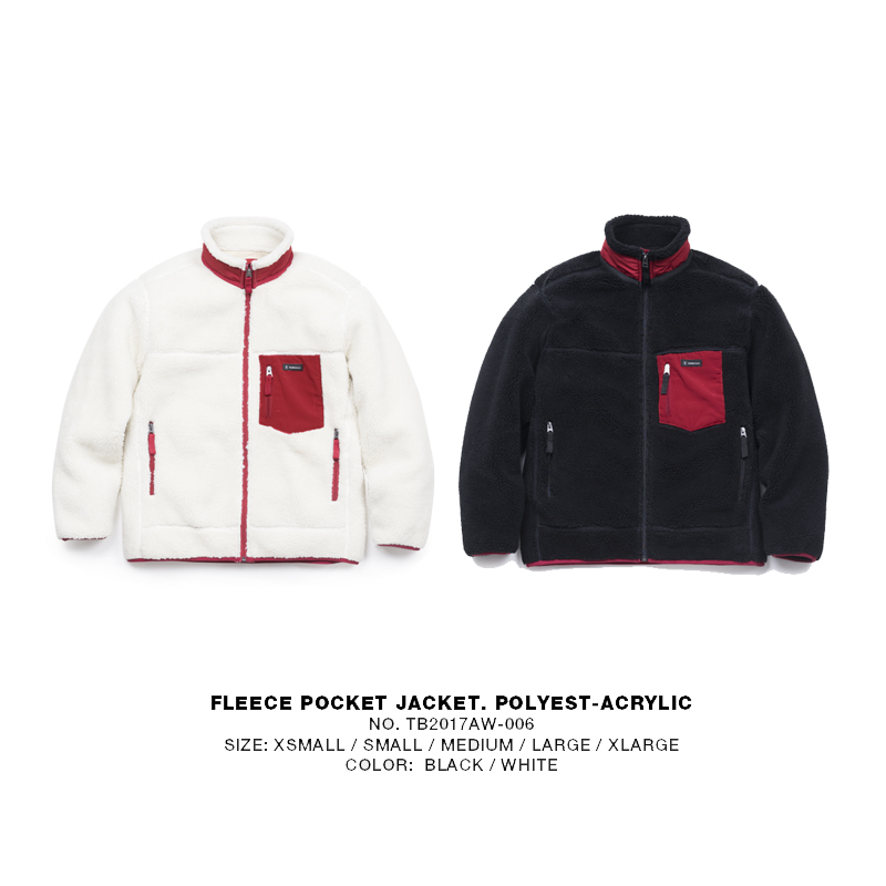 TBALLER 17AW  FLEECE POCKET JACKET  新年限定款羊羔绒夹克