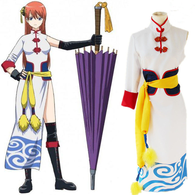 女cosply未来神乐旗袍cos服 全套动漫银魂神乐剧场版 cosplay服装