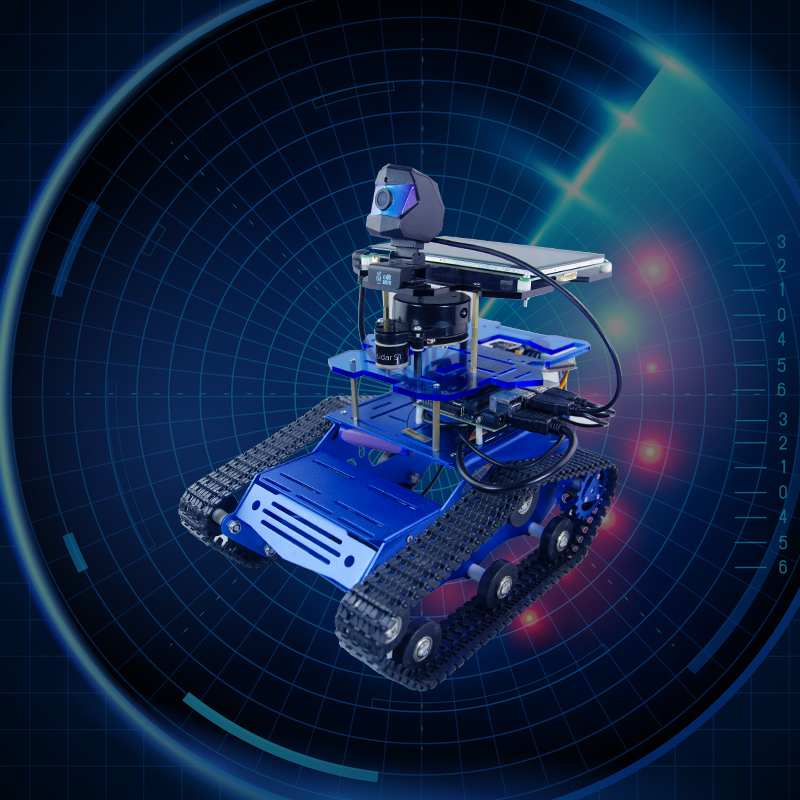 英伟达jetsonnano激光雷达编程车ros机器人slam建图导航人工智能