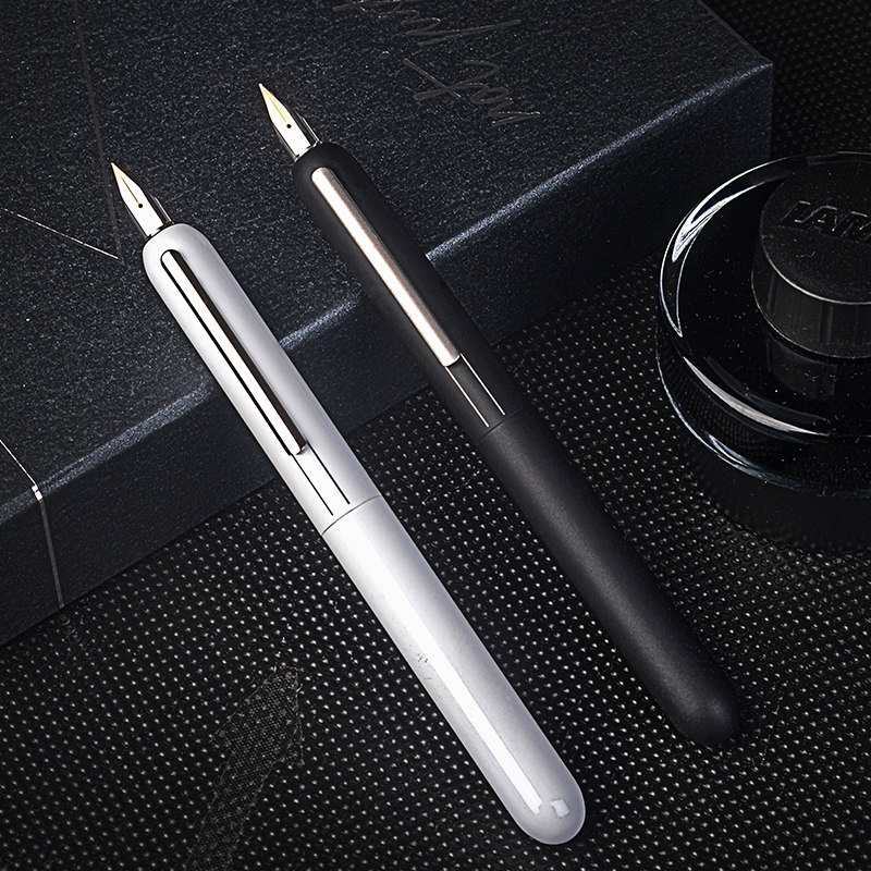 德国进口lamy凌美焦点钢笔dialog3系列钢琴黑白钢笔