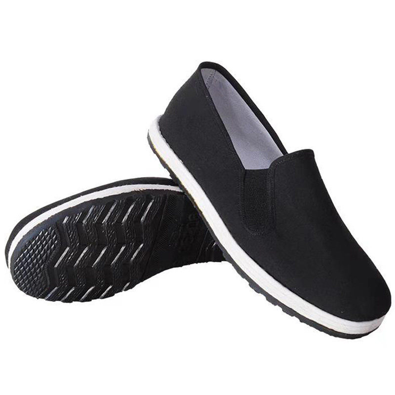 布鞋工作鞋军单休闲鞋老八路劳保耐磨3520老汉帆布鞋