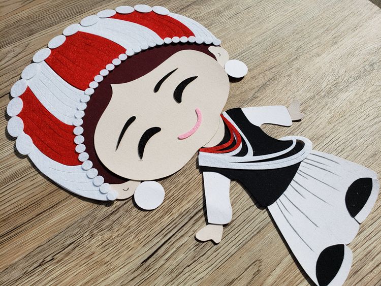 包布艺傈僳族民族风diy手工布艺包邮材料贴画布贴画缝纫diy材料套装