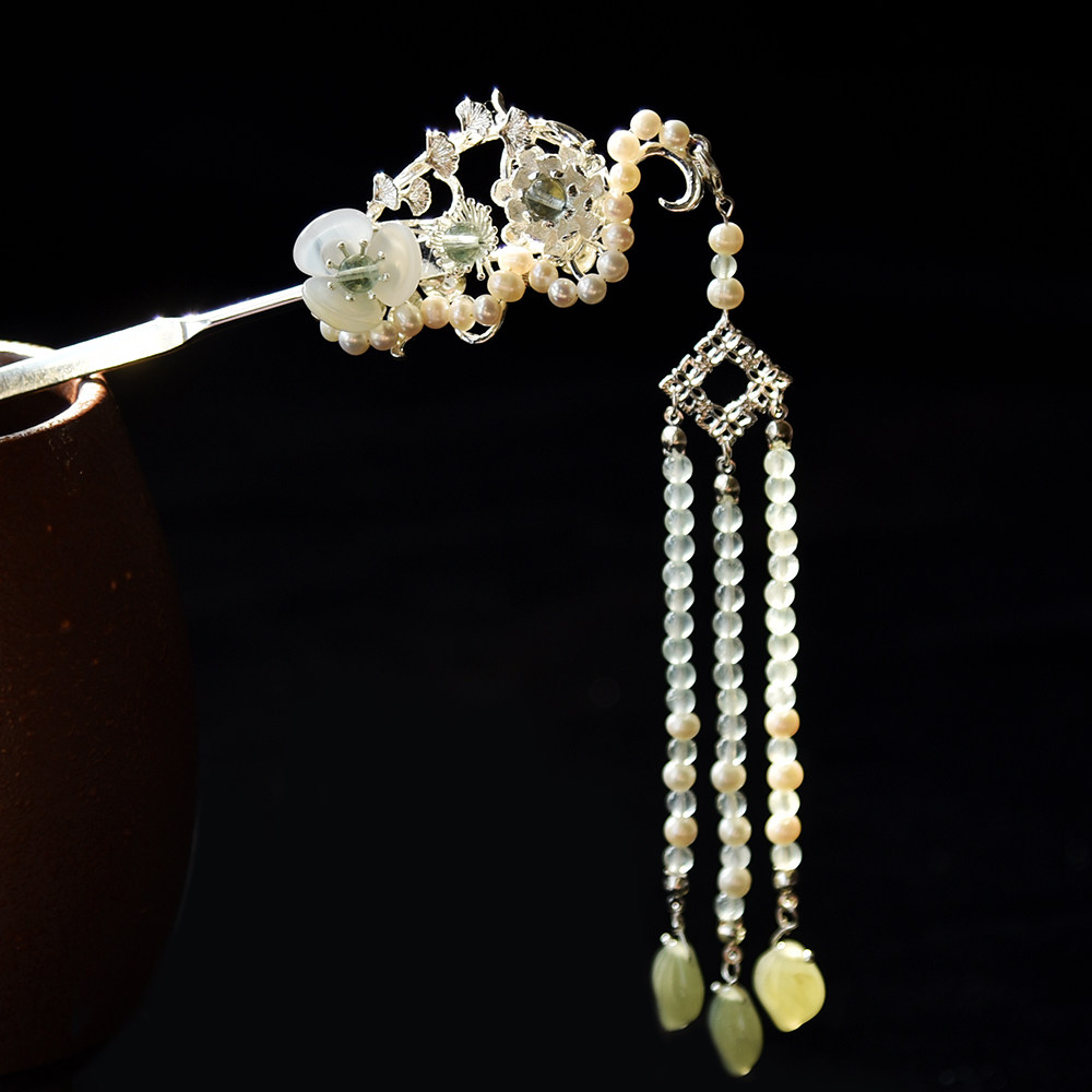 华容珠翠原创设计手工发簪步摇汉服古风古装发饰