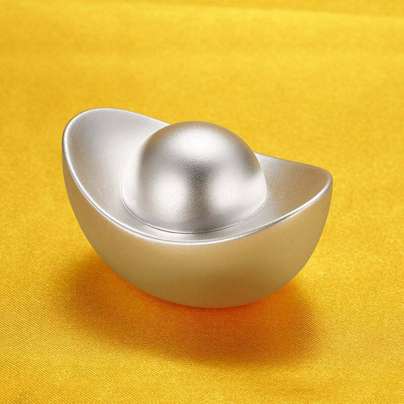 白银中国集团银元元宝10g30g50g足银银锭投资摆件茶杯