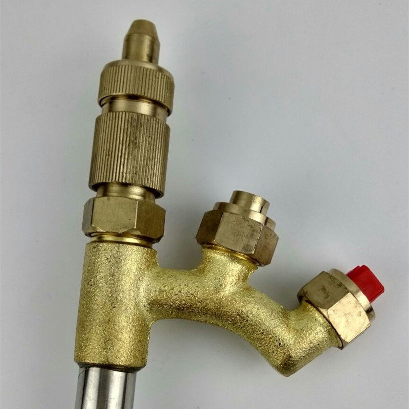 4喷头四组合纯铜头高压喷枪农用远射程大面积扇形打药机喷雾枪