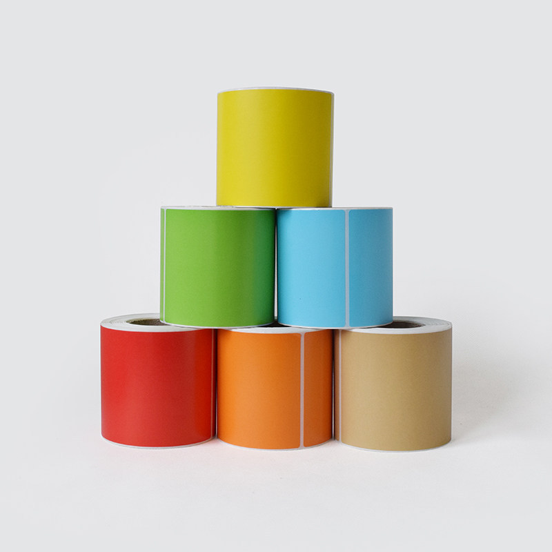 三防彩色热敏纸75*100*250张竖版不干胶标签纸 条码纸贴纸打印纸