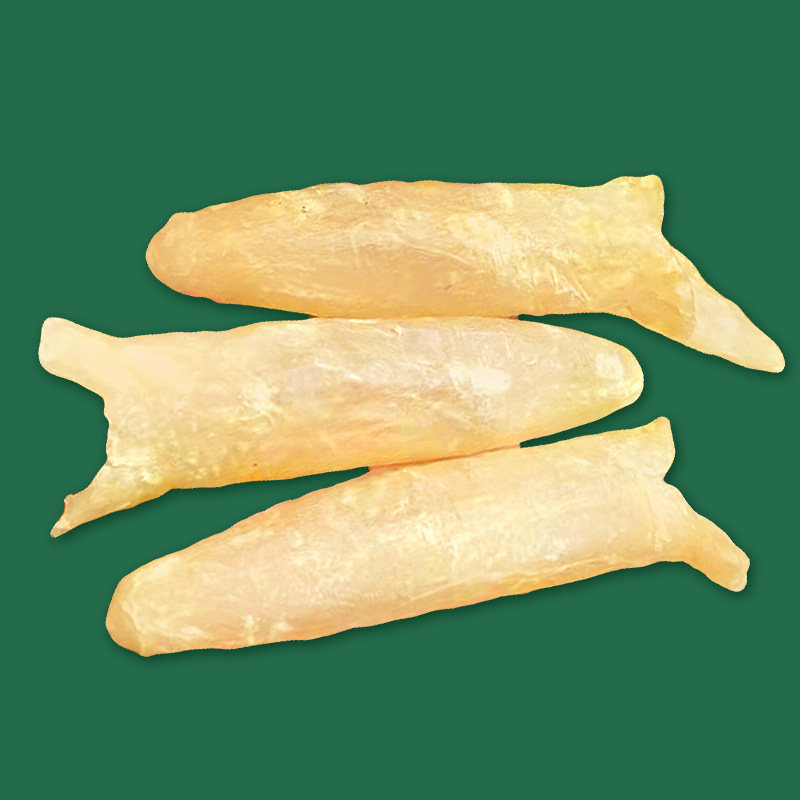 25头精美养生孕妇鱼鳔鱼胶漂亮足干做工巴沙花胶