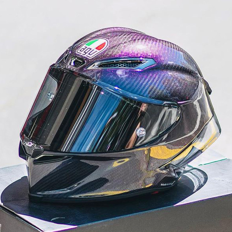 agvpistagprr罗西摩托车头盔赛道防摔碳纤维限量摩托车头盔