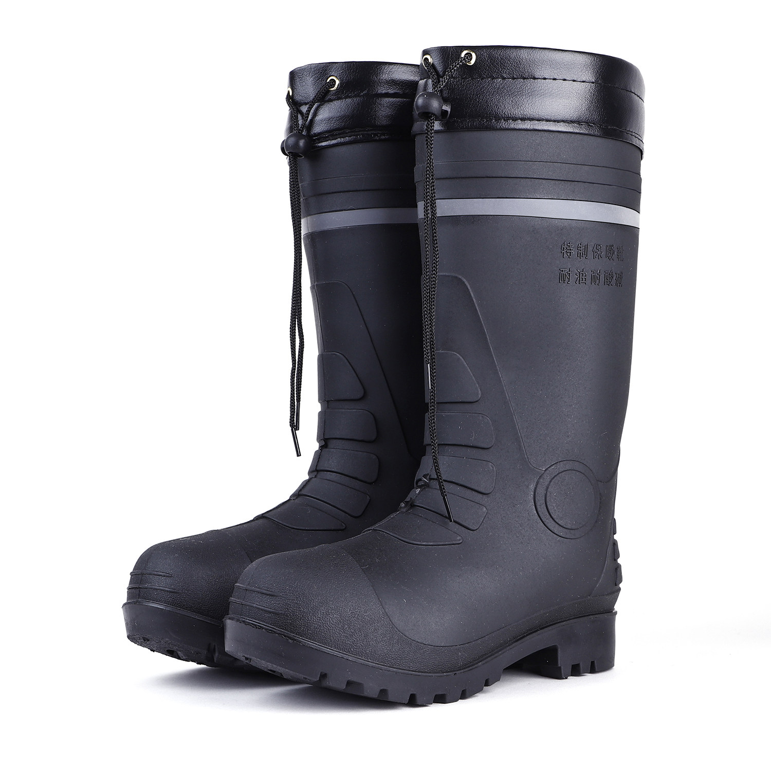 冬季迷彩加棉雨鞋雨靴防滑加绒保暖水鞋水靴雨鞋