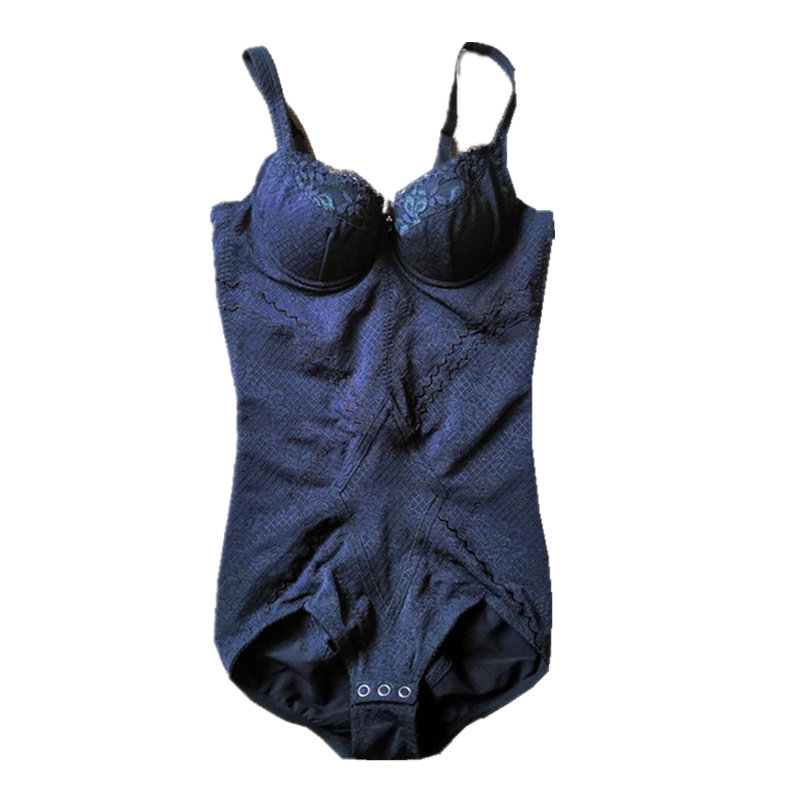 钢圈春款强压文胸三角连体塑身内衣塑身连体衣