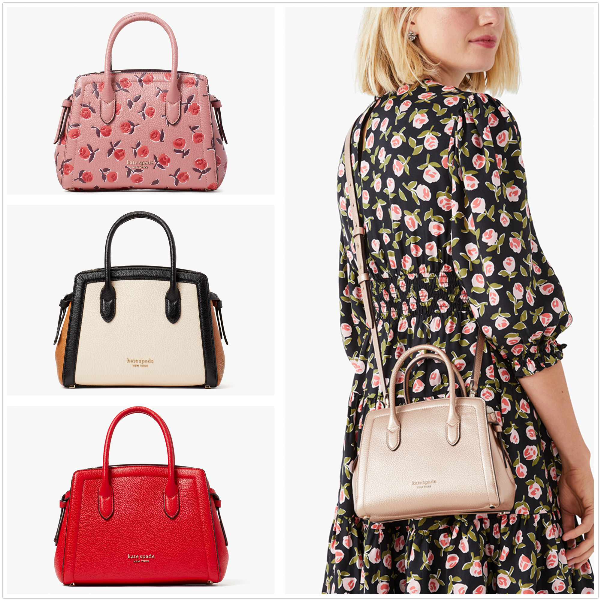 新降6折起katespade美国官网knott迷你mini蝴蝶结通用款女包