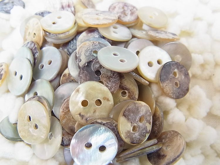 纽扣进口加厚天然日本马氏贝壳服装服饰辅料钮扣纽扣