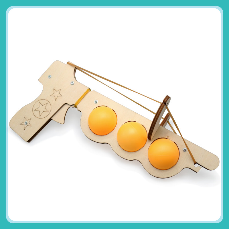 乒乓球弹力模型中小学生科技作品物理科学实验趣味拼装其他手工制作