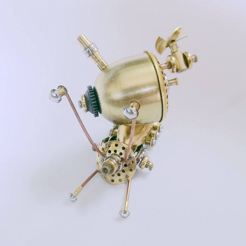 朋克风机机械昆虫蒸汽蜗牛模型金属工艺品家装饰品摆件