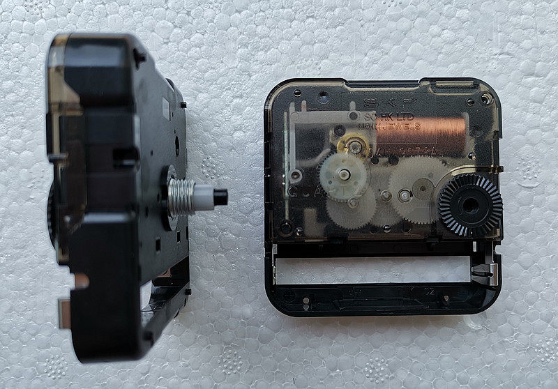 日本精工机芯skp进口石英钟芯静音扫秒diy挂钟十字绣表芯电子钟心