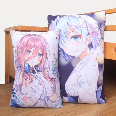 中野抱枕等分花嫁二乃靠垫枕套双面周边定制动漫毛绒