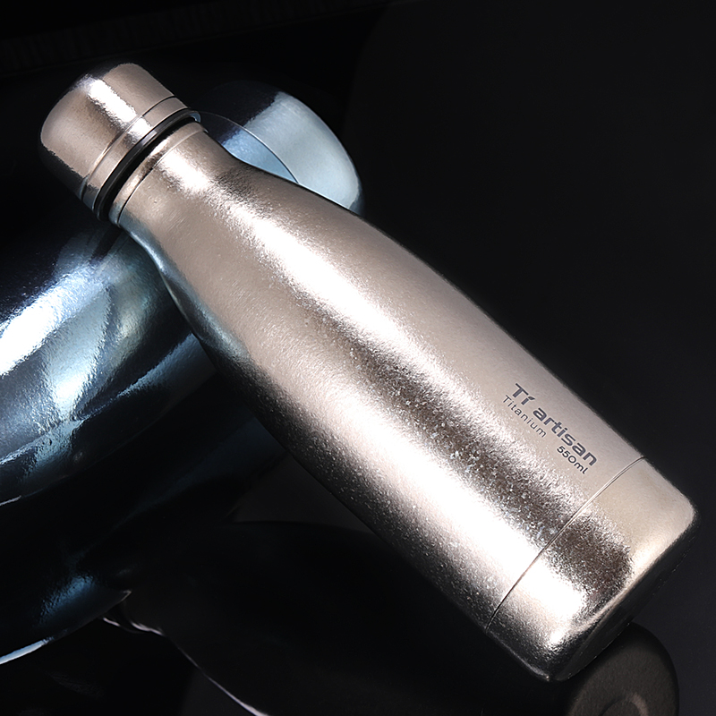 钛工匠户外纯钛水壶金属杯饮料瓶便携骑行水壶创意可乐瓶水杯刻字