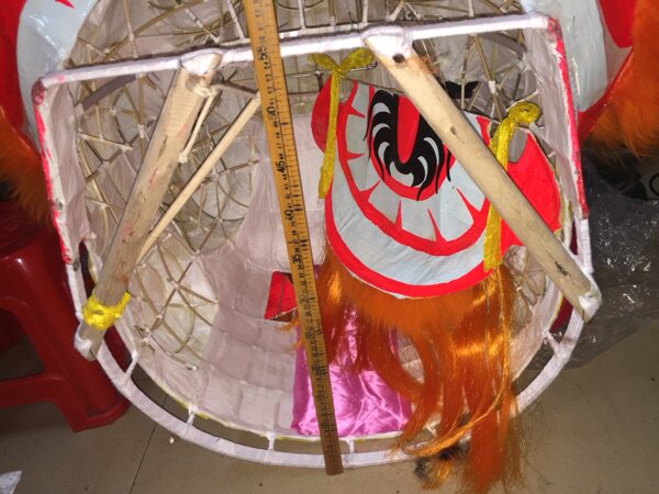 佛山狮头骨架训练可用狮鼓用品广䥽舞狮其他特色工艺品