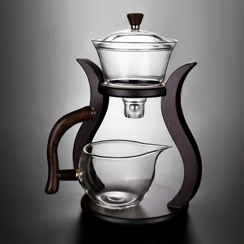 茶具大唐红玻璃懒人功夫功夫茶茶杯套装简约创意整套茶具