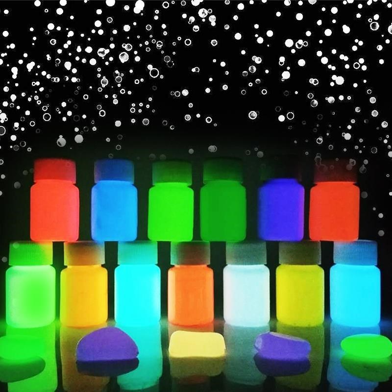 荧光液光艺术漆发光漆连衣裙运动鞋涂料鞋子防水艺术涂料
