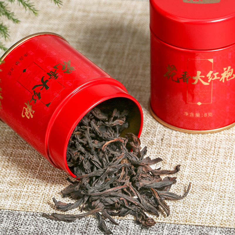 品鉴组合32g 武夷山茶 王 花香大红袍 曦瓜正岩大坑口肉桂 岩茶
