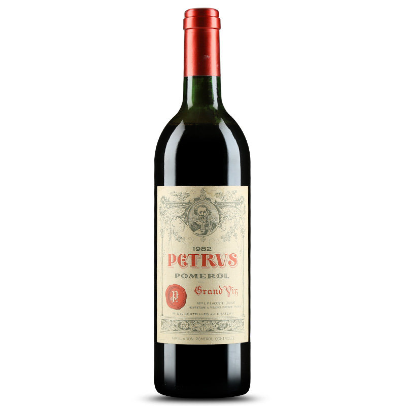 1982年帕图斯酒庄波美侯顶级红葡萄酒750ml1瓶petrus干红静态葡萄酒
